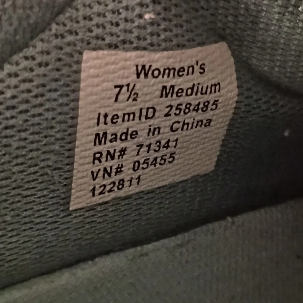 LL Bean Womens Tek 2.5 Hiking Trail Shoes Waterproof Gray Size 7.5 M PRE-OWNED